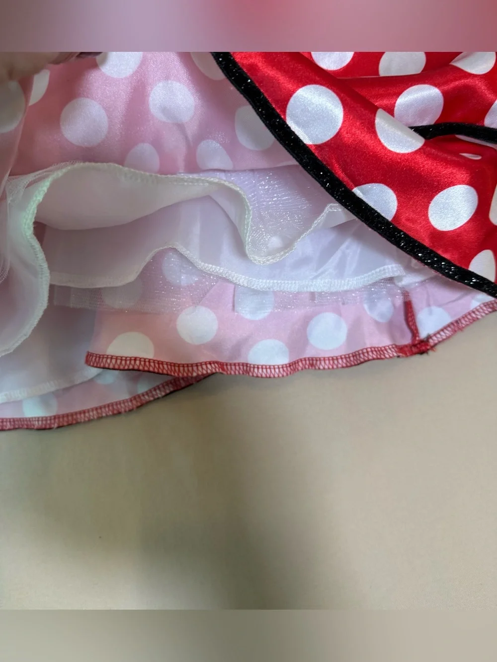Disney Mickey and Friends Minnie Mouse Dress Costume, Size 18-24 Months.